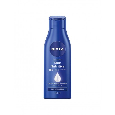 Crema Corporal Nivea Millk Nutritiva Piel...