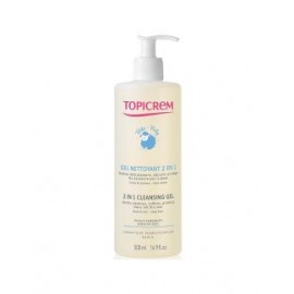 Topicrem Gel Limpiador 2 En 1 500 mL